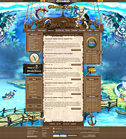 Дизайн сайта «PiratiaFan» для сервера MMORPG игры Piratia