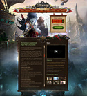 Дизайн сайта «Slinege» для сервера MMORPG игры Lineage II